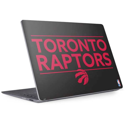 NBA Toronto Raptors Standard - Black Surface Laptop 2 Skin